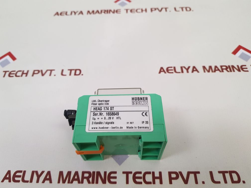 Hubner Heag174St Fiber Optic Link New
