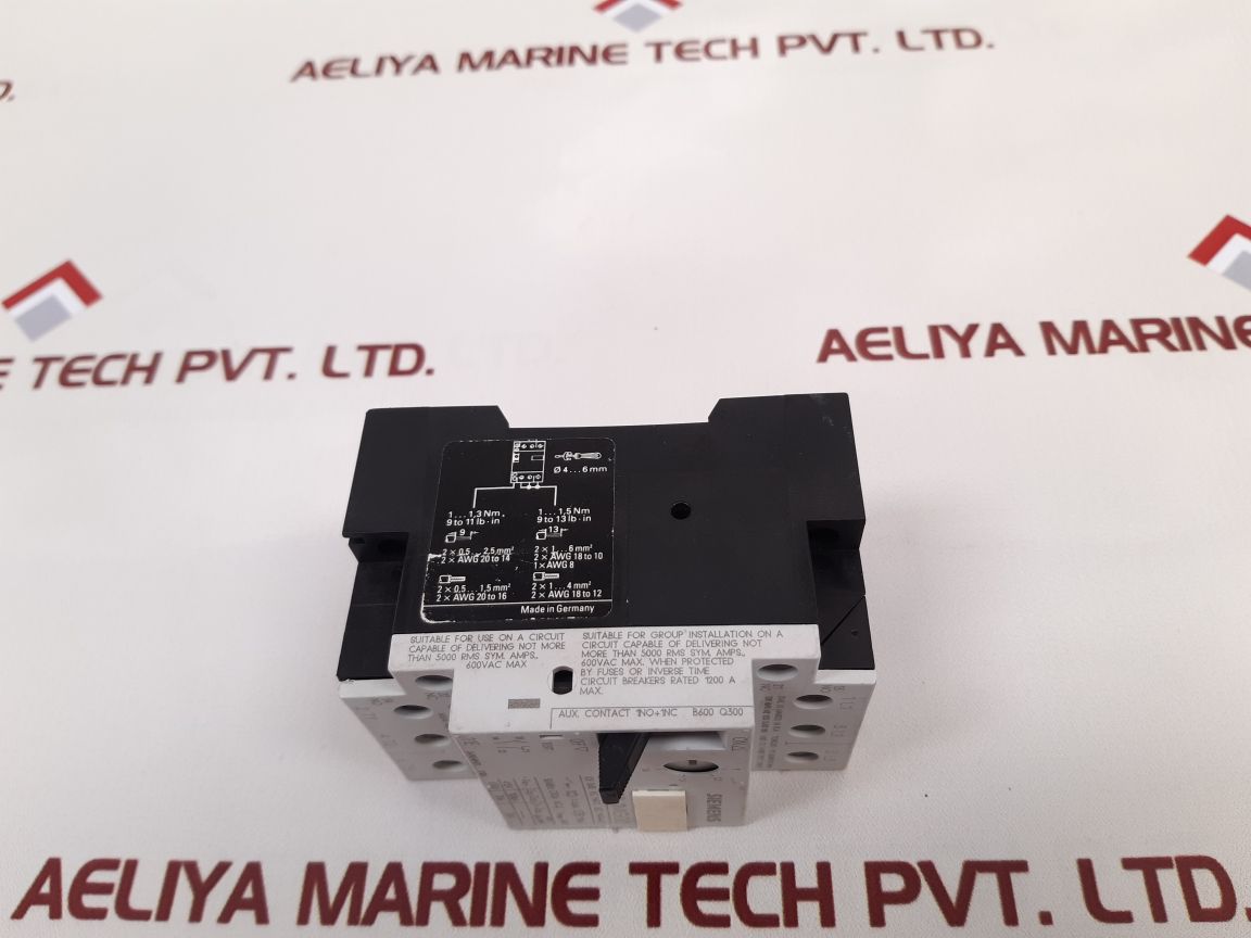 Siemens 3Vu1300-1Mg00 Circuit Breaker
