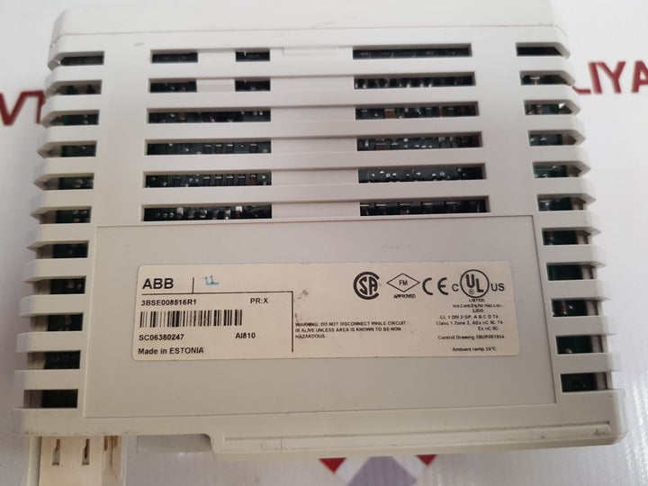 Abb 3Bse008516R1 Input Module Ai810 Pr: X
