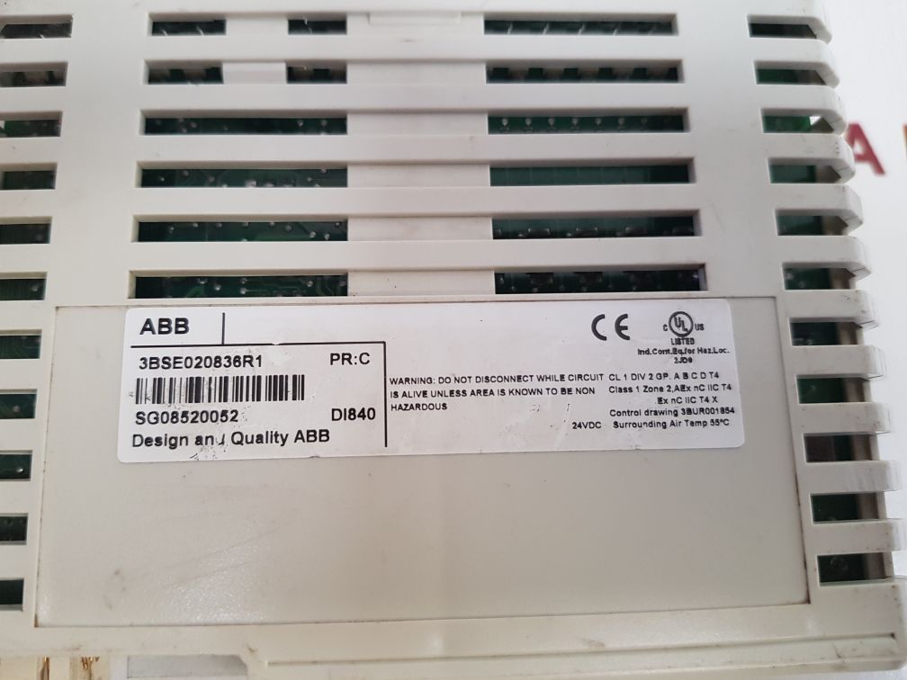 Abb 3Bse020836R1 Input Module Di840 Pr: C
