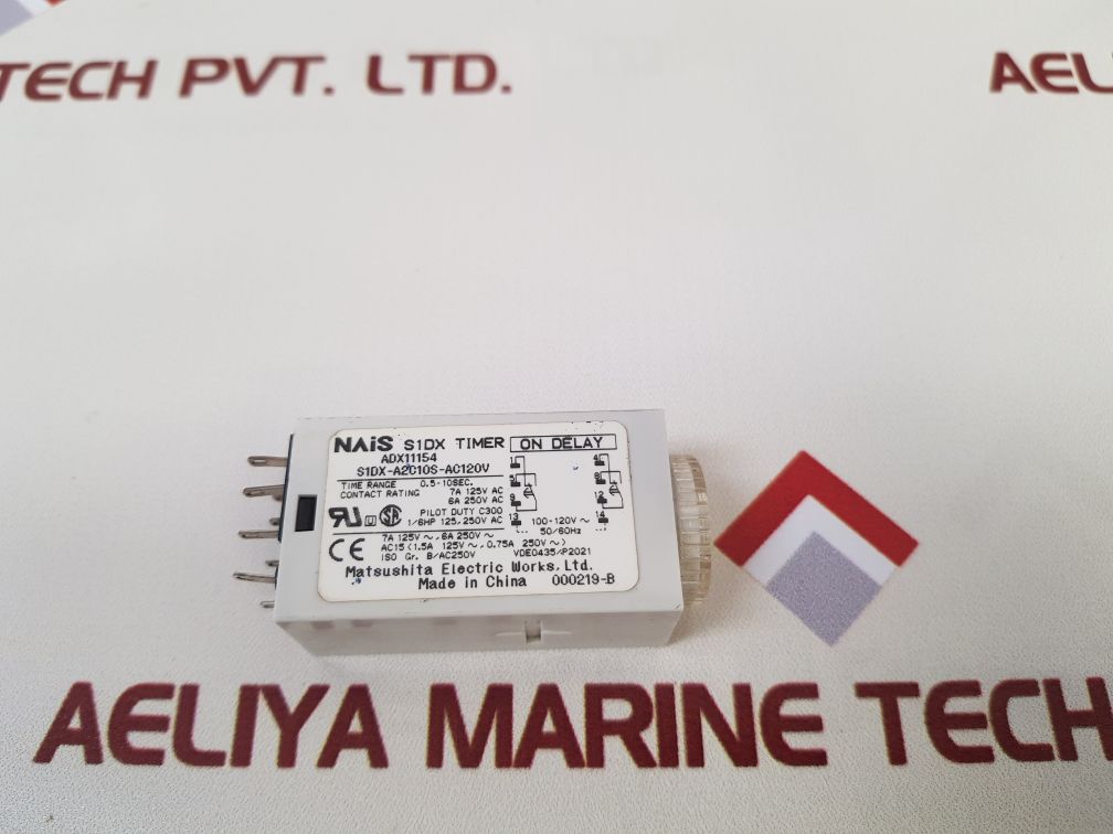 Matsushita Electric S1Dx-a2C10S-ac120V Relay Timer
