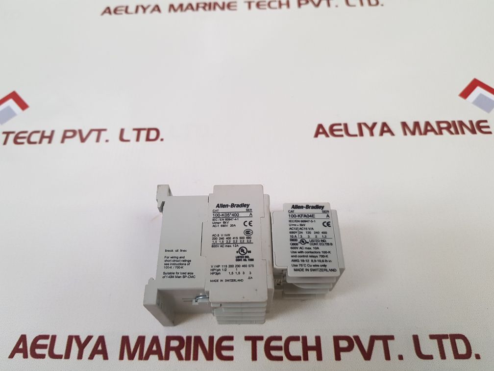 Allen-bradley 100-kfa04E Auxiliary Contact Block 100-k05*400
