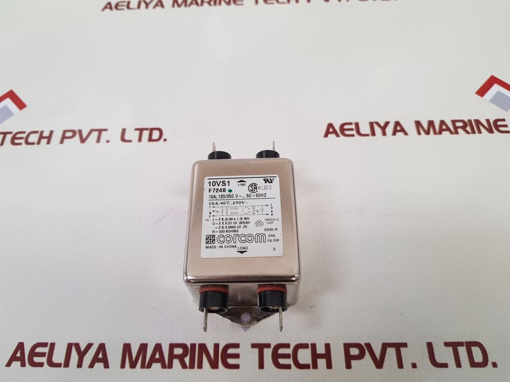 Corcom 10Vs1 Single Phase Line Filter F7248
