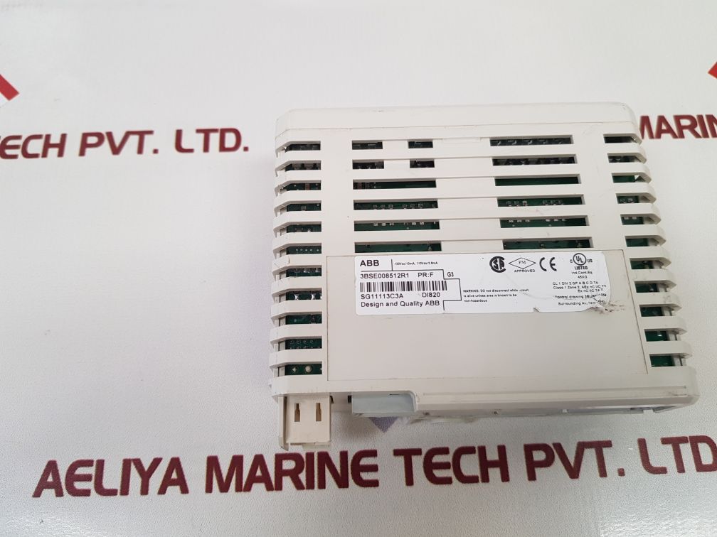 Abb 3Bse008512R1 Digital Input Module Di820 Pr:F
