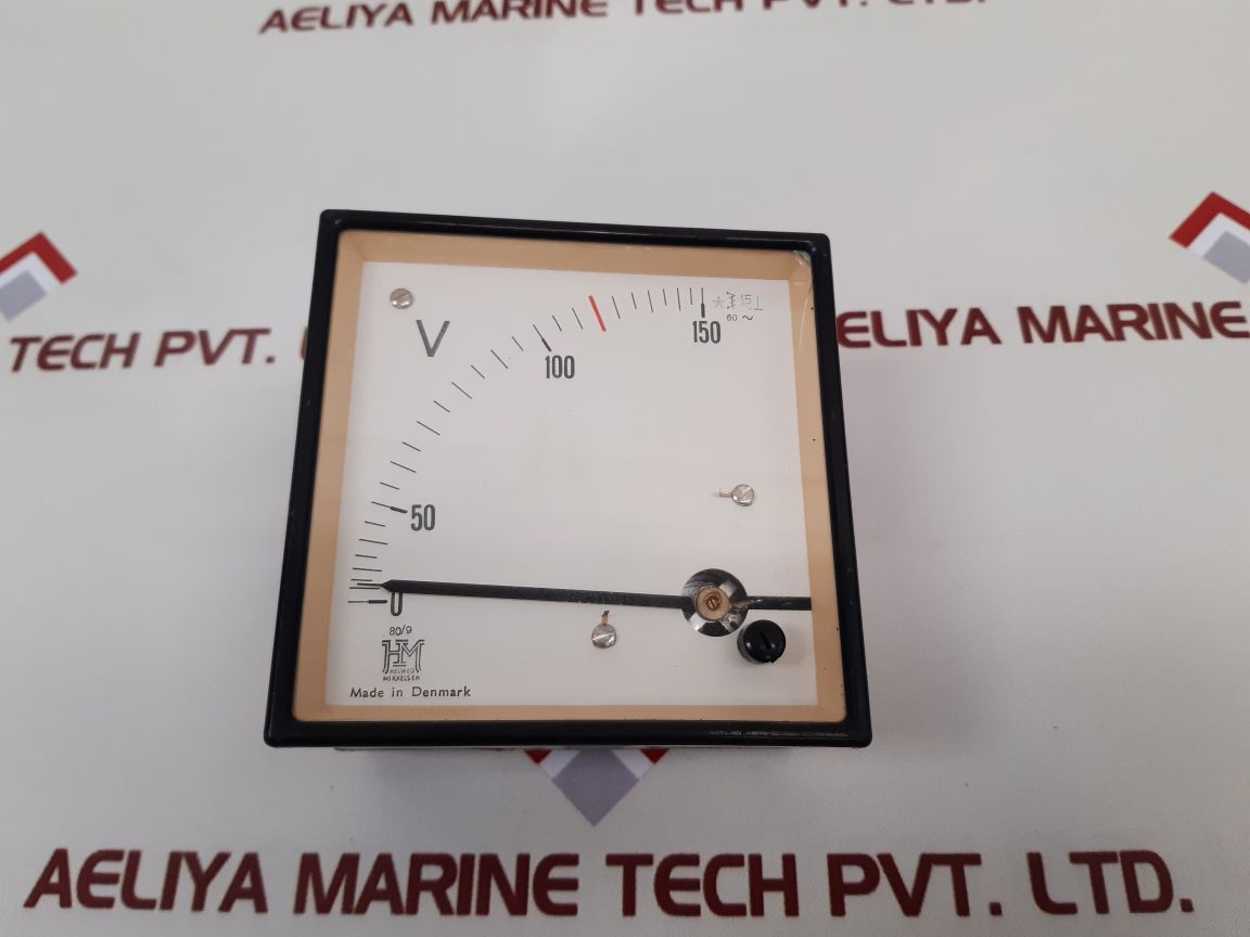 Helweg Mikkelsen Voltage Meter 0 To 150 V
