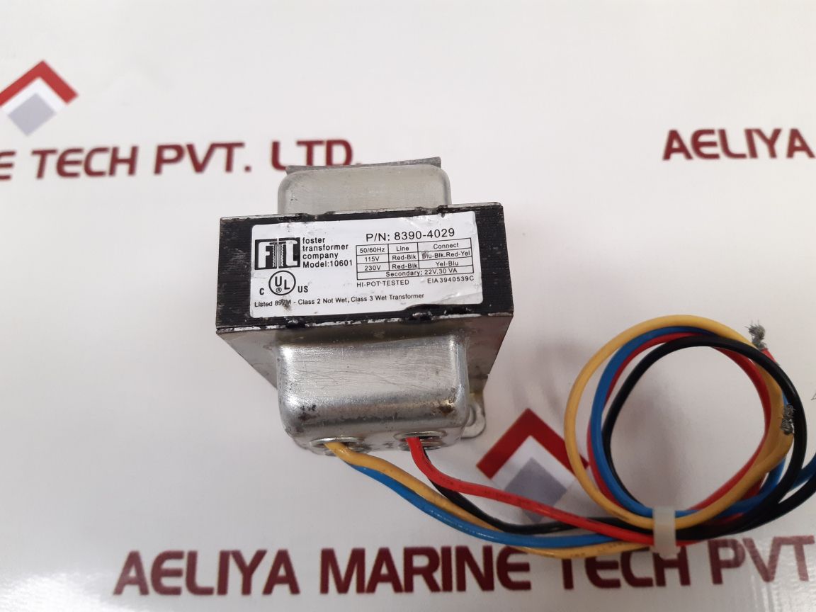 Foster 10601 Transformer 8390-4029
