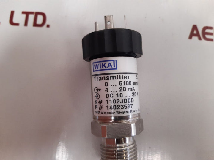 Wika S-10 Pressure Transmitter 14023597 New
