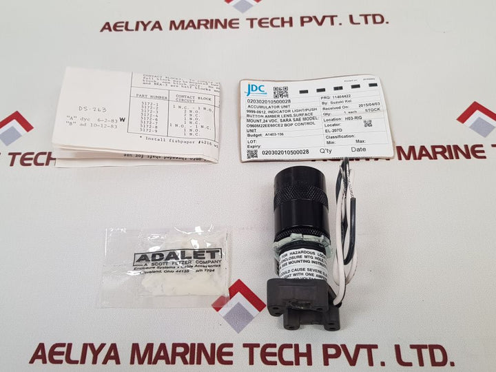 Adalet 7794 explosion proof pilot light