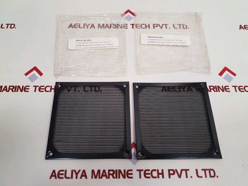 Newark Electronics 92N4689 Aluminum Fan Filter
