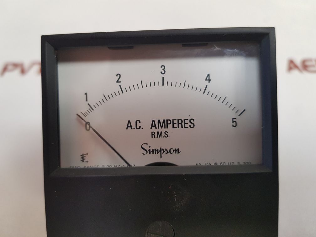 Simpson 2152 A.C. Amperes 0 To 5 R.M.S.
