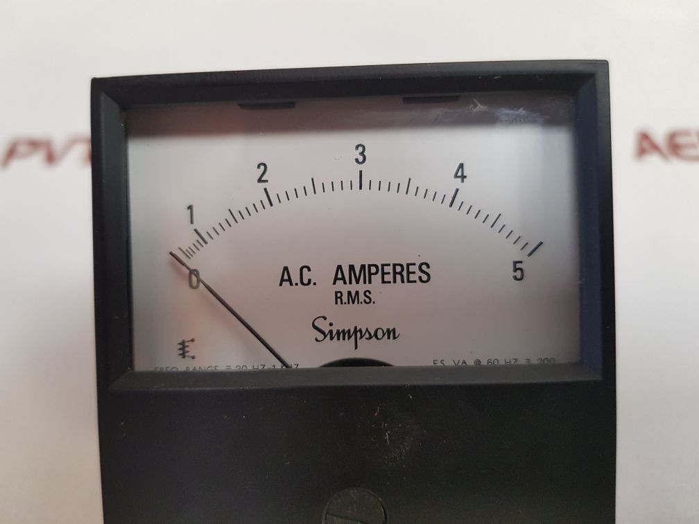 Simpson 2152 A.C. Amperes 0 To 5 R.M.S.
