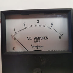 Simpson 2152 A.C. Amperes 0 To 5 R.M.S.
