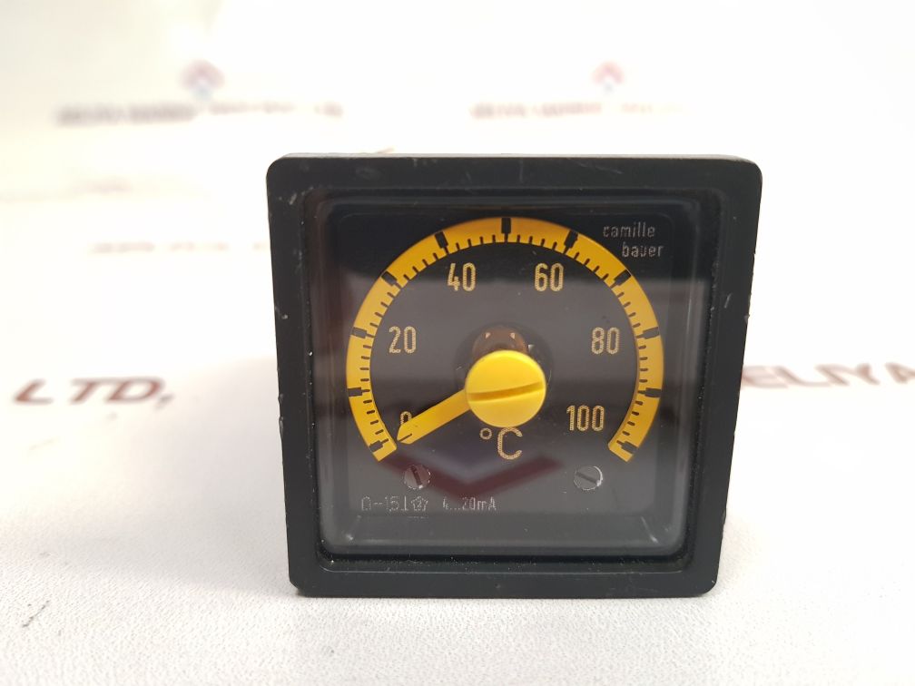Camille Bauer 0 To 100°C Mounting Indicator Panel Meter

