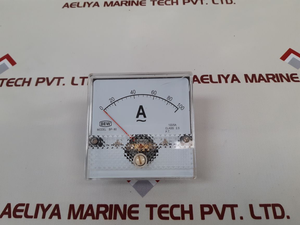 Bew Bp-80 Panel Meter 0 To 100A
