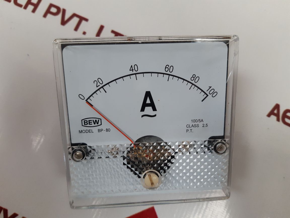Bew Bp-80 Panel Meter 0 To 100A
