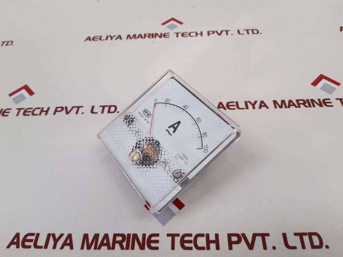 Bew Bp-80 Panel Meter 0 To 100A
