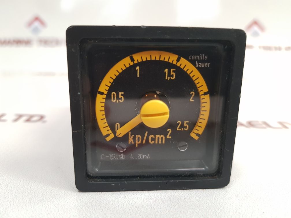 Camille Bauer 0 To 2,5 Kp/Cm2 Mounting Indicator Panel Meter
