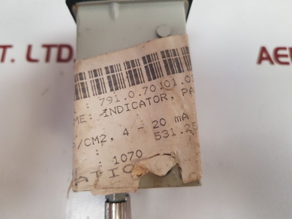 Camille Bauer 0-4 Kp/Cm2 Mounting Indicator Panel
