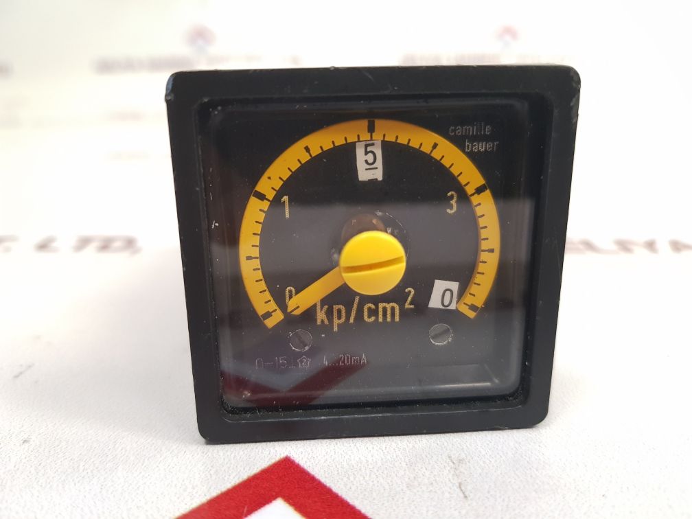 Camille Bauer 0-4 Kp/Cm2 Mounting Indicator Panel
