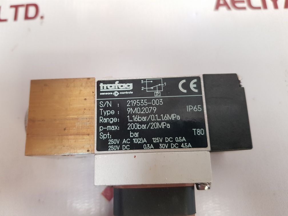 Trafag 9M0.2079 Pressure Switch 1...16Bar/0.1...1.6Mpa
