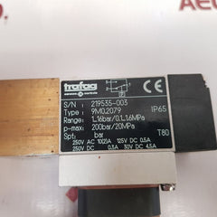Trafag 9M0.2079 Pressure Switch 1...16Bar/0.1...1.6Mpa
