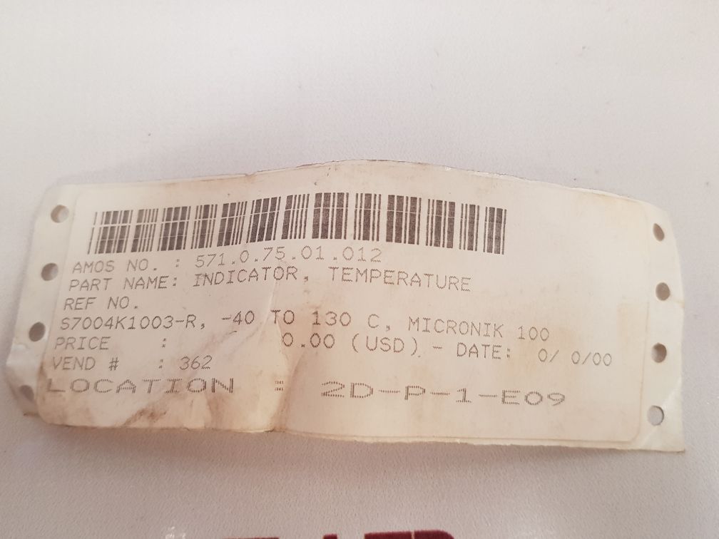Honeywell S7004K1003-r Digital Temperature Indicator Micronik 100
