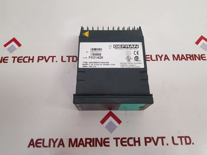 Gefran 1600-drr0V0-0000-000 Temperature Controller F031426
