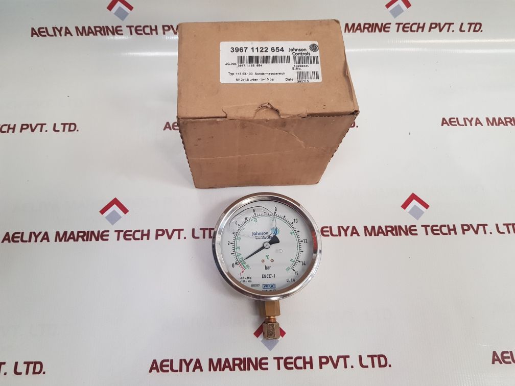 Wika 3967 1122 654 Pressure Gauge
