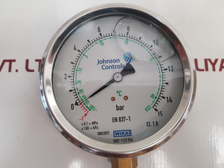 Wika 3967 1122 654 Pressure Gauge

