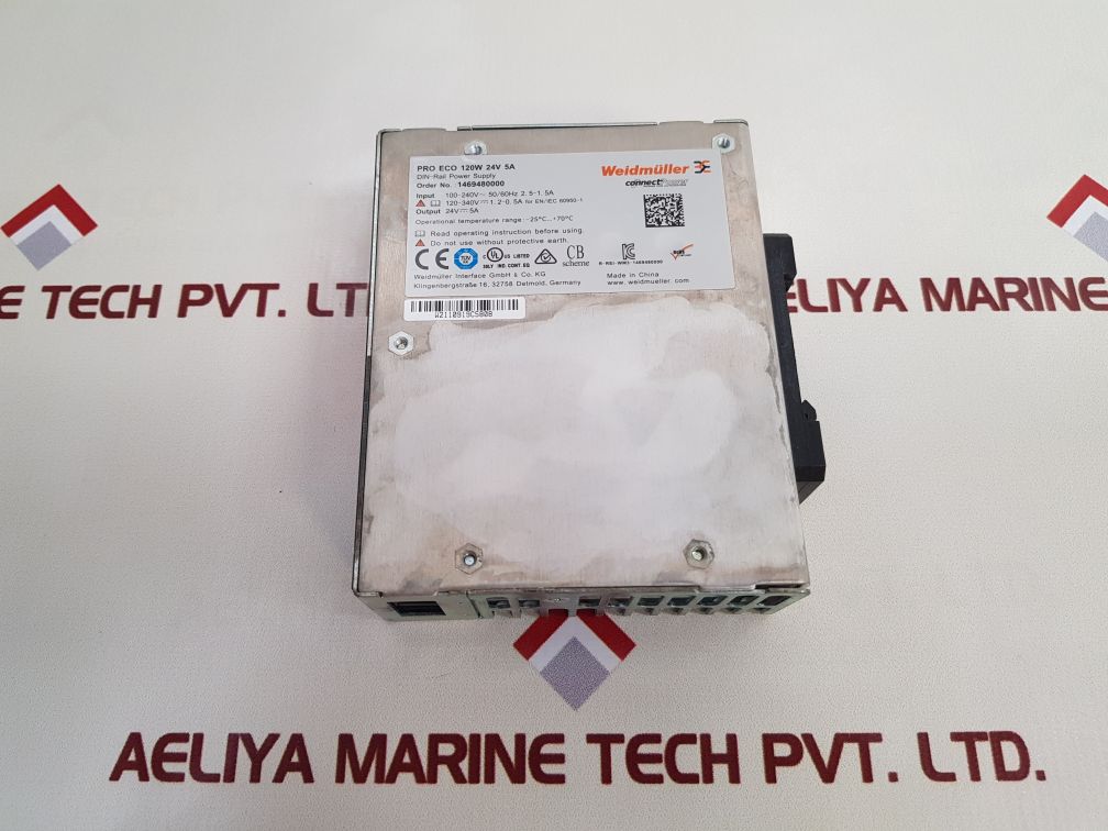 Weidmüller 1469480000 Ac/Dc Din Rail Power Supply
