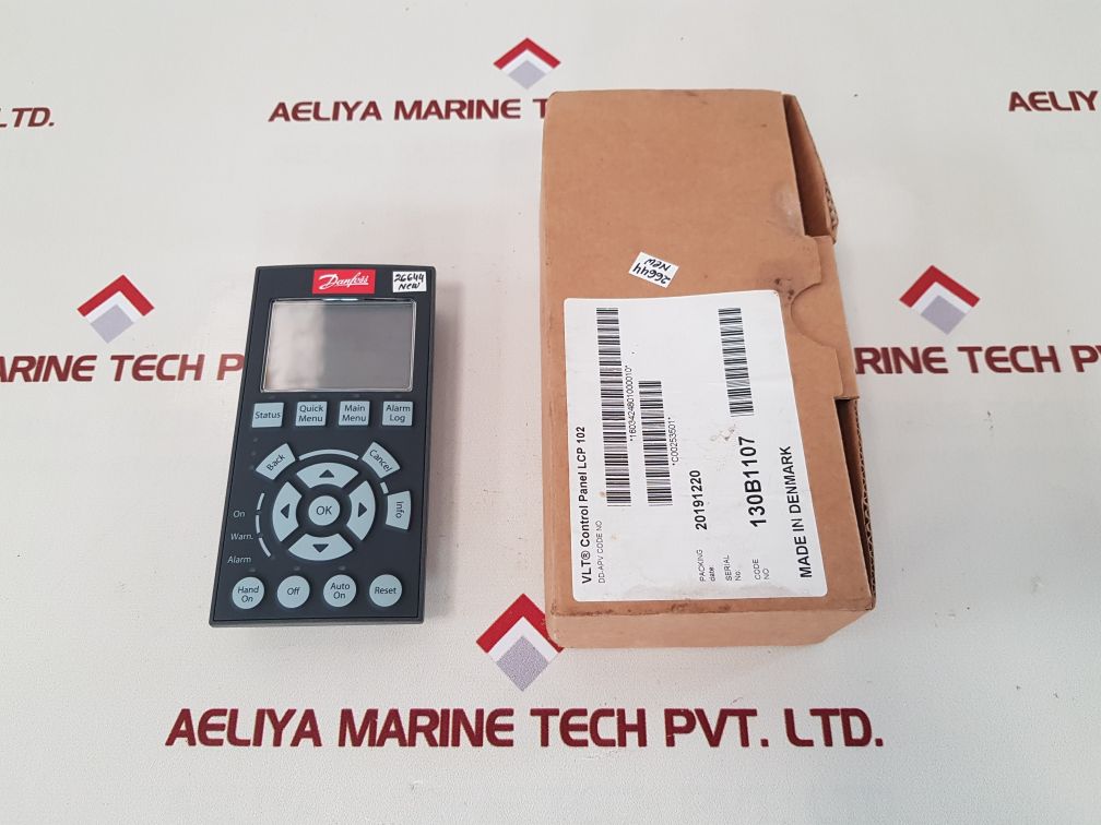 Danfoss 130b1107 control panel lcp 102