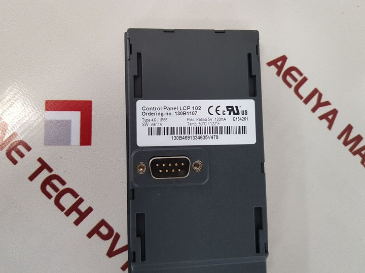 Danfoss 130b1107 control panel lcp 102