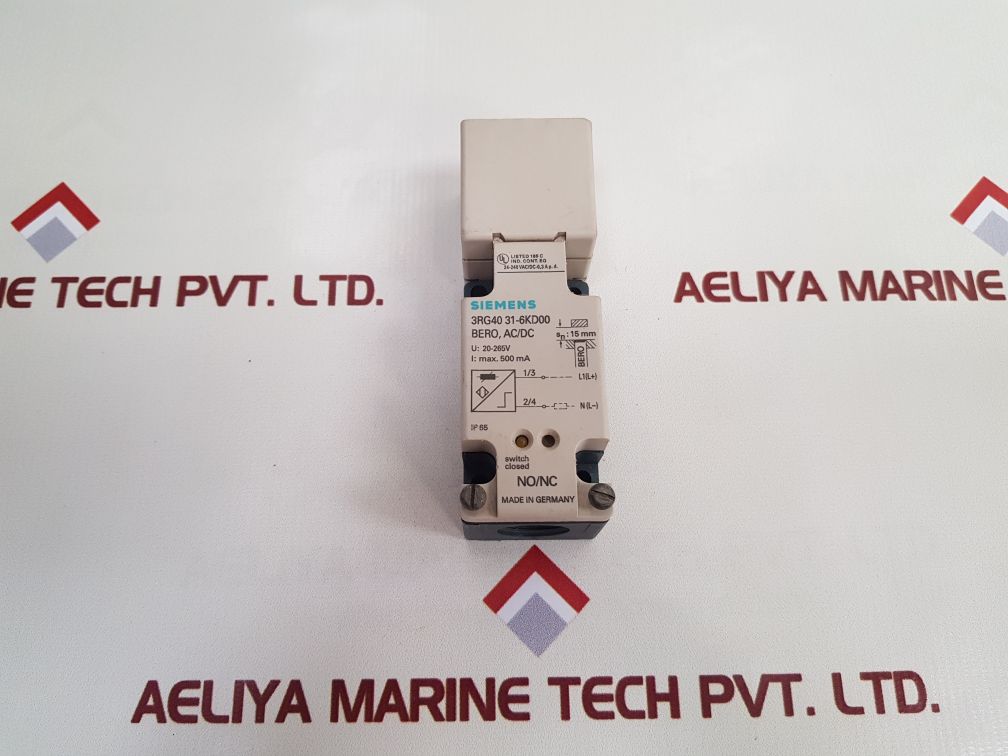Siemens 3Rg40 31-6Kd00 Inductive Sensor
