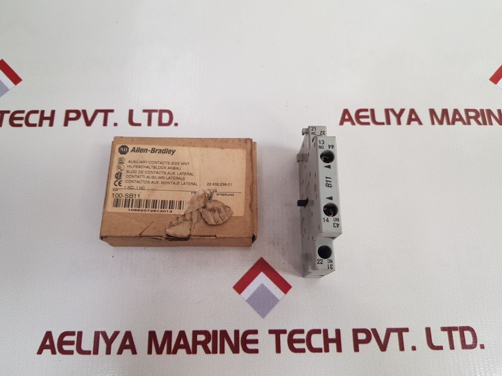 Allen-bradley 100-sb11 Auxiliary Contact Block
