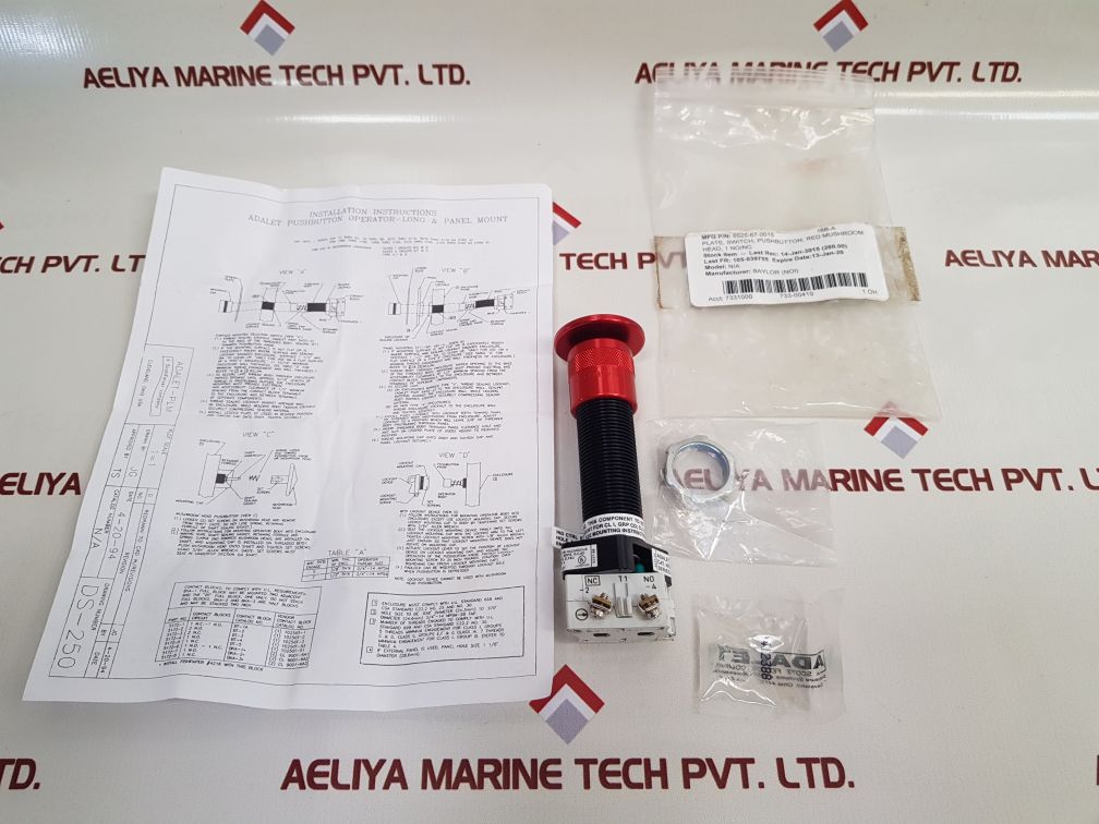 Adalet 6525-67-0015  Pushbutton Series Xhm