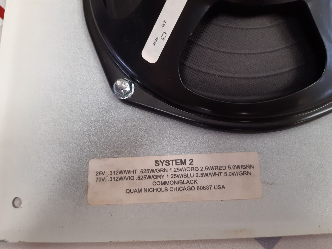 Quam Nichols System 2 Surface Mount Loudspeaker

