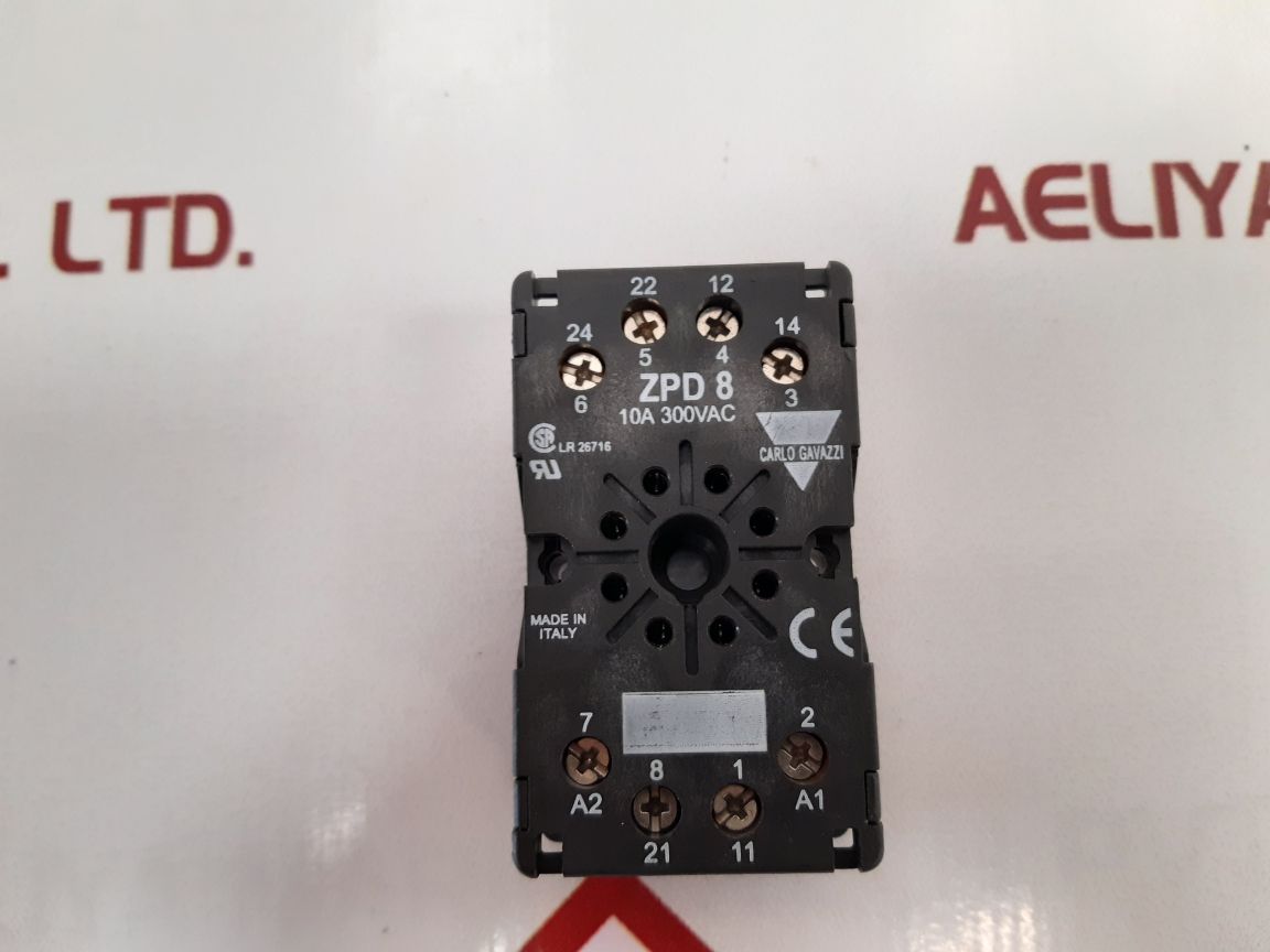 Carlo Gavazzi Zpd8 Relay Socket
