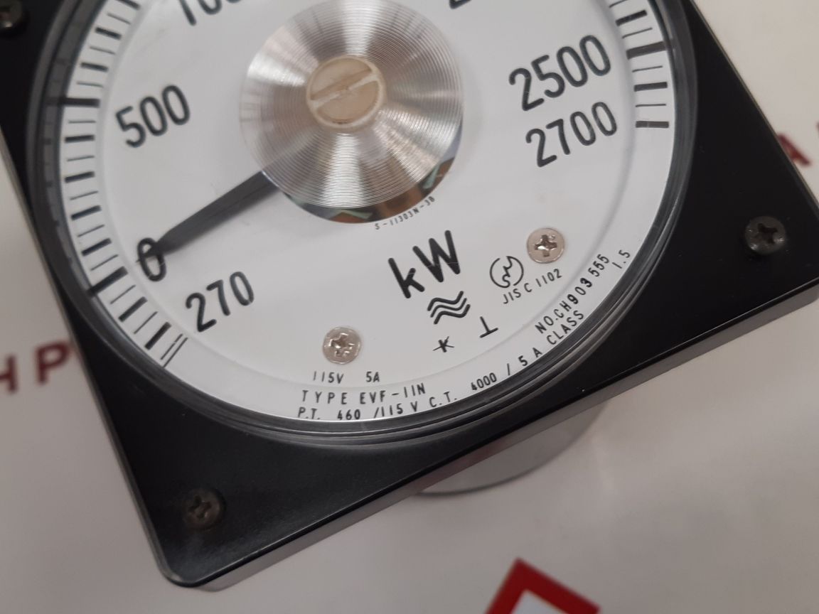 Toyo Keiki Evf-11N Analog Meter
