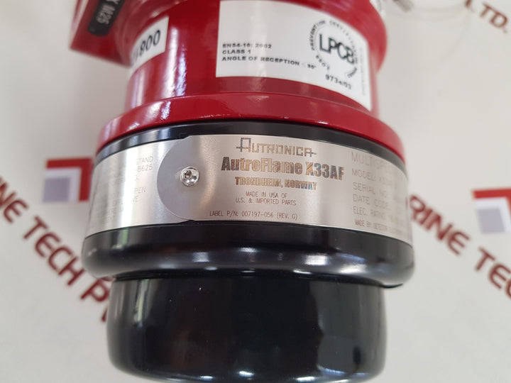 Autronica x33af a flame detector