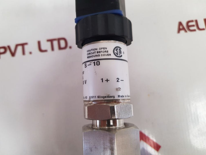 Wika/Benney S-10 Transmitter With 1/2