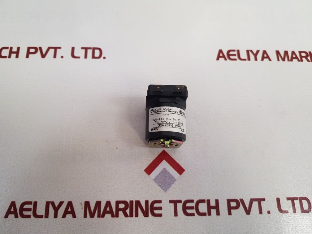 A.U.K. Müller 324 207-1 Pom Solenoid Valve Coil 220-240V~ 50-60 Hz
