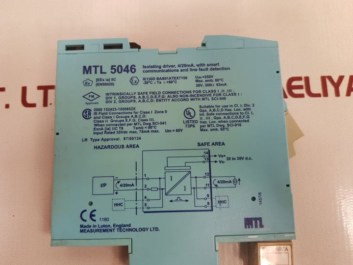 Measurement Mtl5046 Isolating Driver
