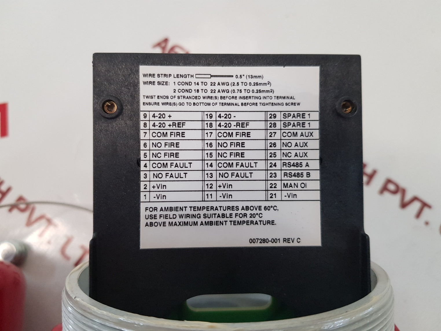 Autronica x33af a flame detector 007197-056