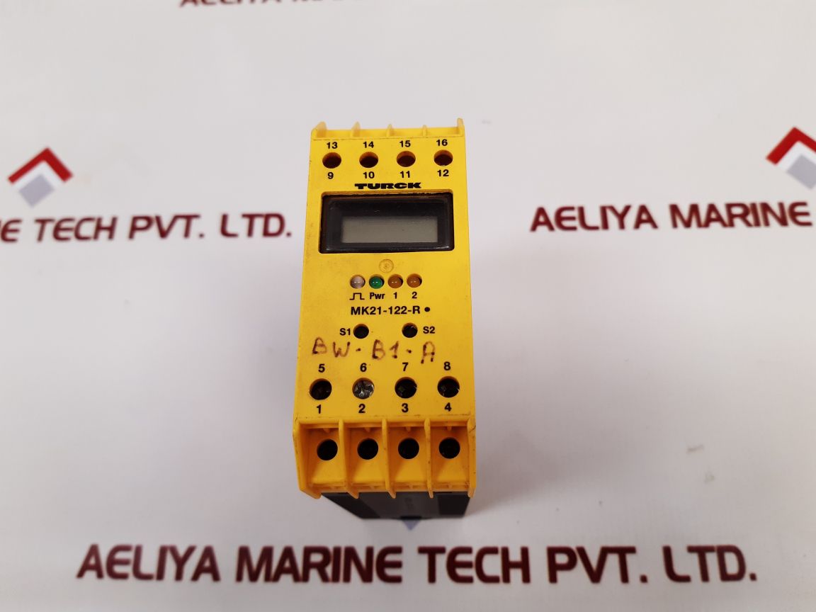 Turck Mk21-122-r Rotational Speed Monitor With 2 Relay Bcb3H08 (Display Not Working)
