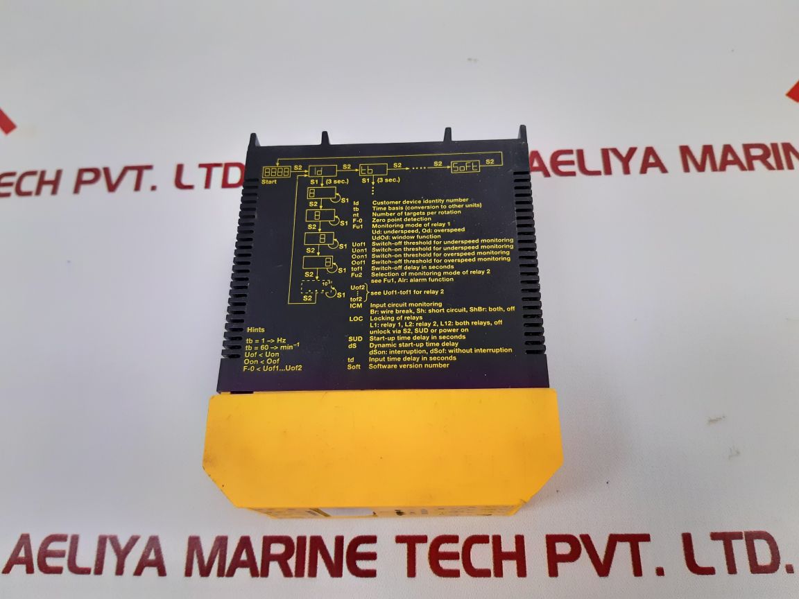 Turck Mk21-122-r Rotational Speed Monitor Relay
