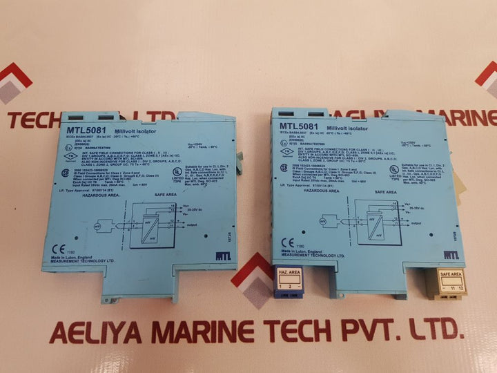 Measurement Mtl5081 Safety Drive Millivolt Isolator
