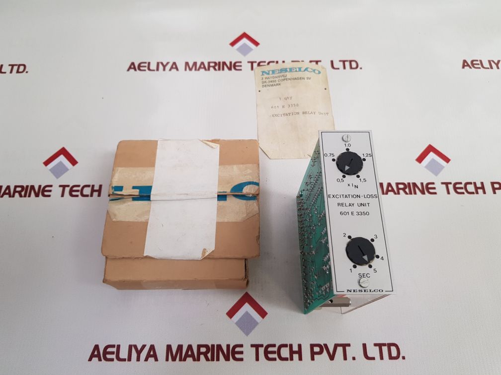 Neselco 601E3350 Excitation-loss Relay Unit
