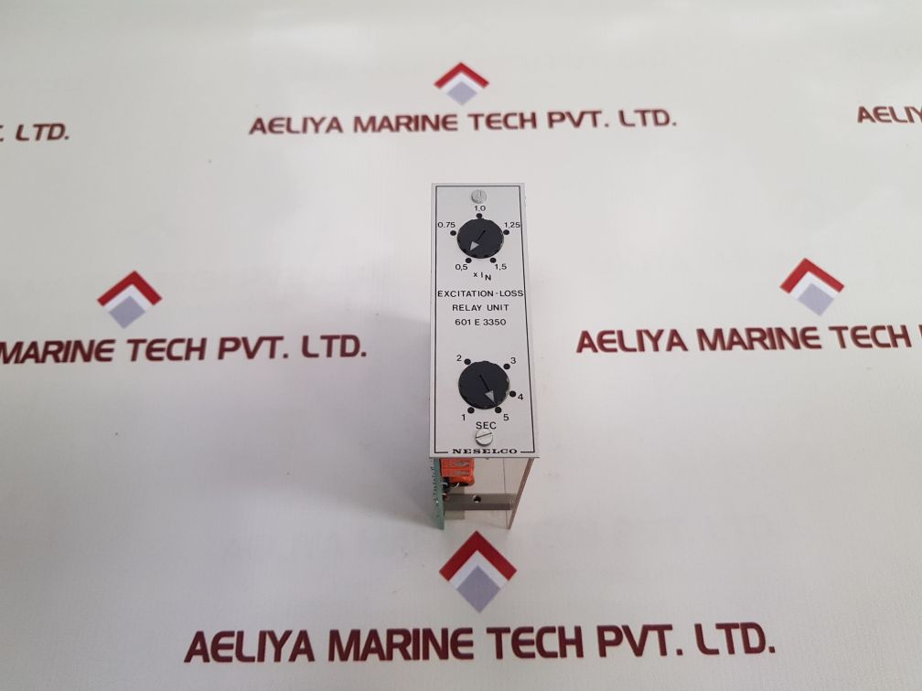 Neselco 601E3350 Excitation-loss Relay Unit
