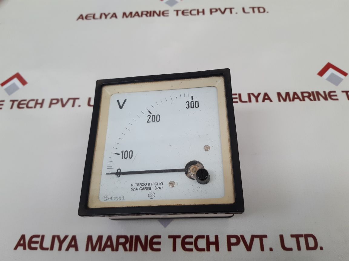 U.Terzo & Figlio 0-300V Meter
