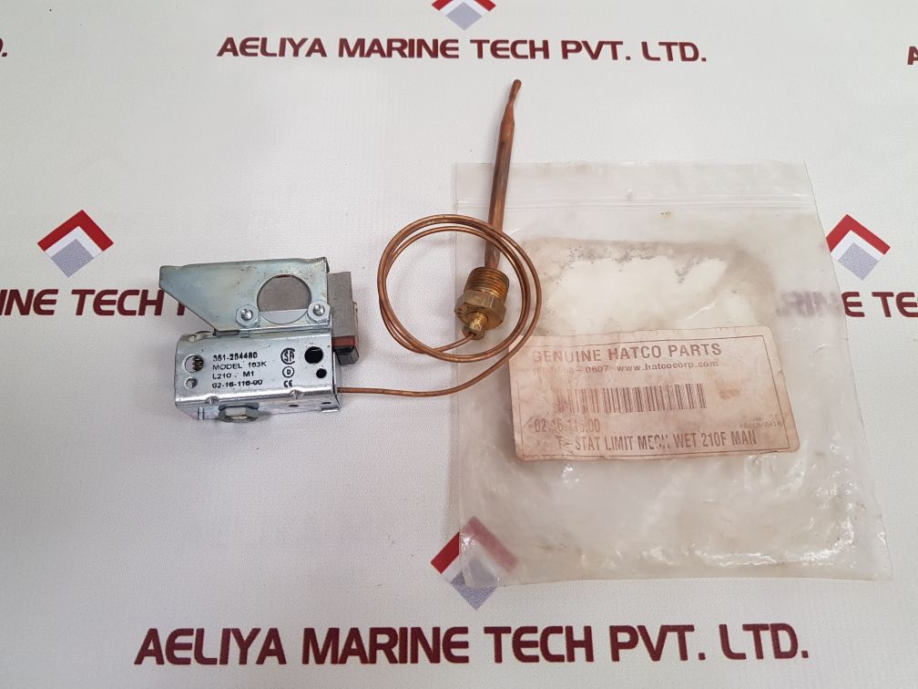 Stemco 351-254480 High Bulb And Capillary Thermostat
